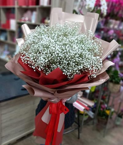 Букет цветов из: Гипсофила в Троицкое