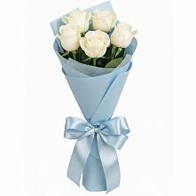 Букет 5 Белых роз Проуд #REPLACE_PRED# Троицкое