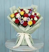 Букет цветов из:  Розы #REPLACE_PRED# Троицкое