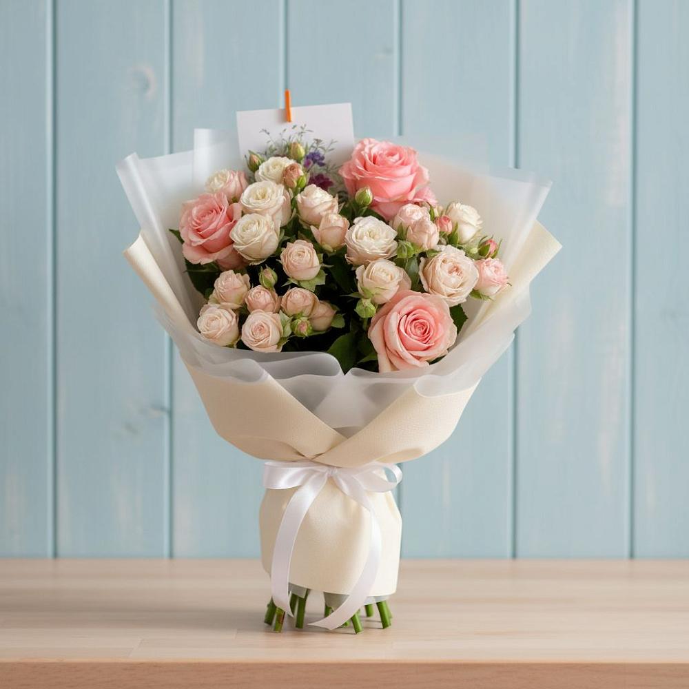 Букет цветов из: Розы в Троицкое