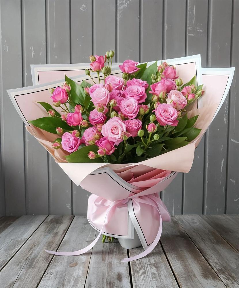 Букет Розовый кустик в Троицкое