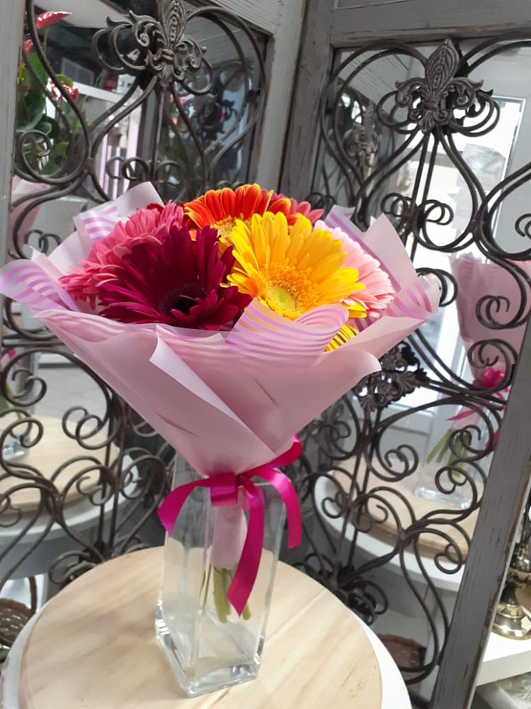 Букет цветов из: Герберы в Троицкое