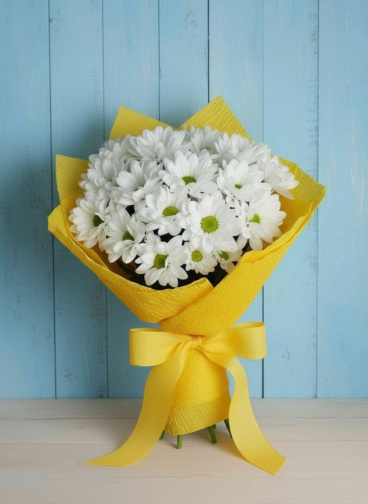 Букет цветов из: Хризантемы в Троицкое