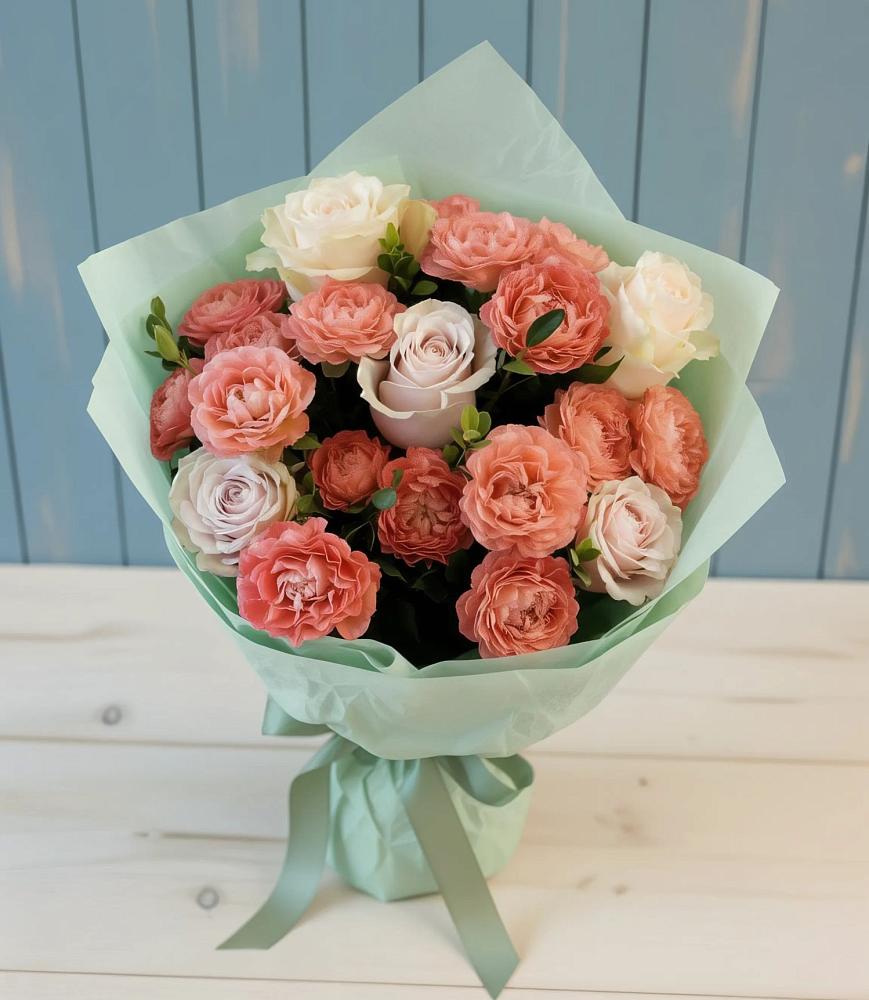 Букет цветов из: Розы в Троицкое