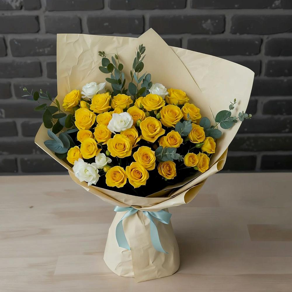 Букет цветов из: Розы в Троицкое