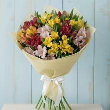 Букет цветов из:  Альстромерии в Троицкое