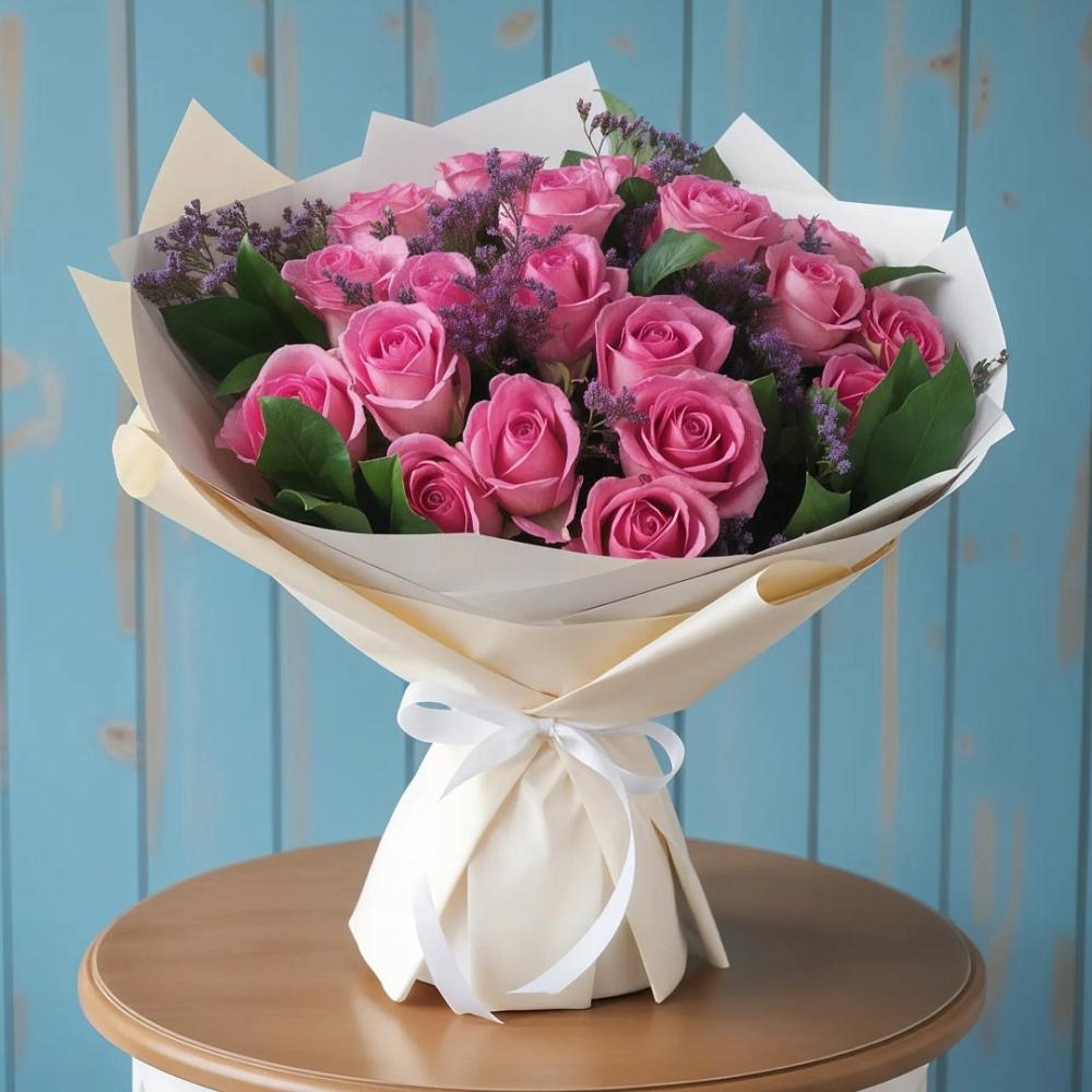 Букет цветов из: Розы в Троицкое