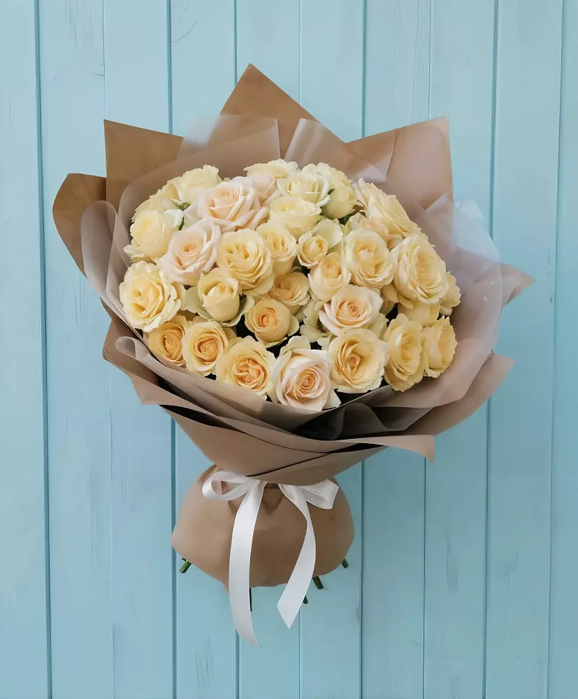 Букет Кремовое облако в Троицкое